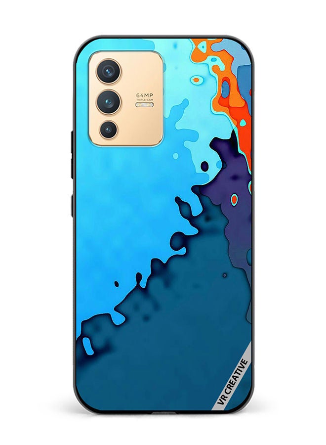 VR CREATIVE Protective Case Cover For Vivo V23 5G Design Multicolour - Image 1