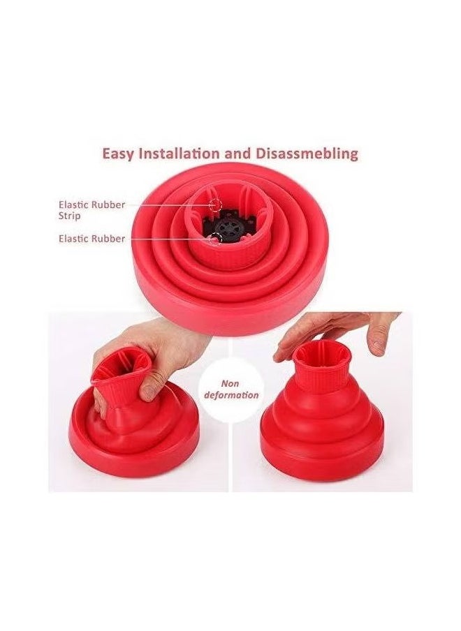 ORiTi Hair Dryer Diffuser Red/Black  - Image 3