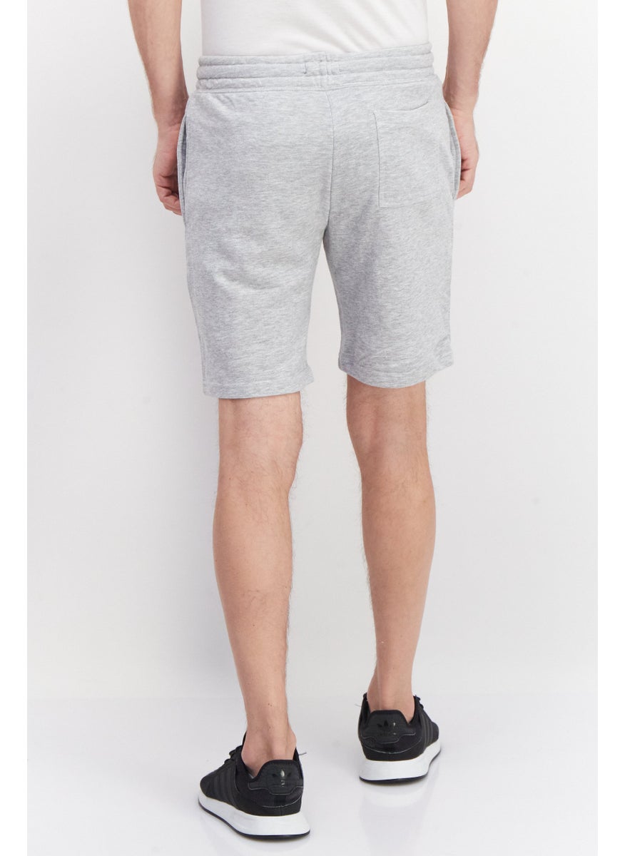 Kenneth Cole Men Drawstring Heather Basic Short, Grey  - Image 2
