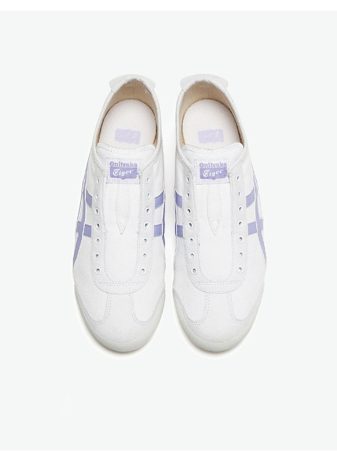 Onitsuka Tiger White and Purple MEXICO 66™ SLIP-ON Sneakers  - Image 5