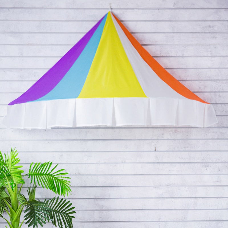 2pcs Bed Canopy Net Crib Gauze Curtain Tent Half-Round Dome Reading Corner Decor for Baby Girls Bedroom - Image 5