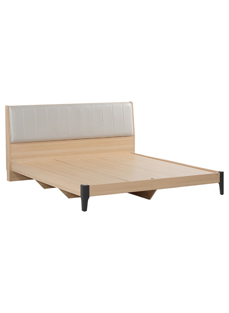 ROYALOAK Weston King Bed | MDF With Melamine Finish | Upholstery Headboard | Comfort Back Support | Modern Design | Durable & Long Lasting | Wooden Bed | King Size Bed | Bed King Size - Image 5