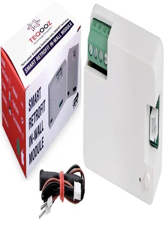 وحدة مفتاح ذكي TEQOOZ® WiFi ثنائية العقدة | قابلة للتحديث - تناسب أي لوحة مفاتيح | تحكم يدوي وتحكم عبر تطبيق Smart Life | متوافقة مع Alexa وGoogle وSiri - Image 1