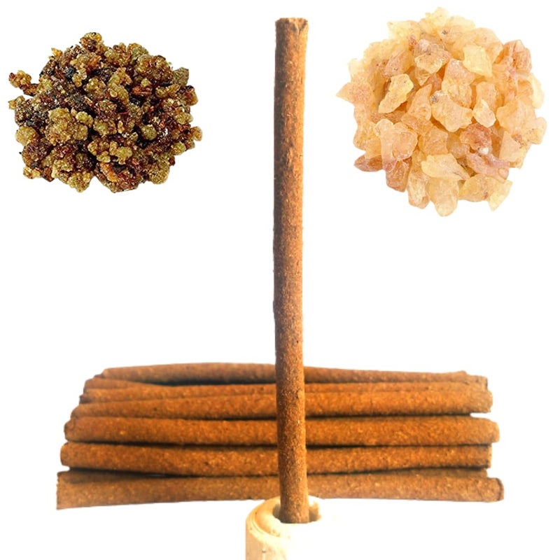 Gaumayam Gaumayam Herbal dhoop Sticks for puja Having 100 cowdung dhoop Sticks of guggal dhoop loban dhoop 2 in 1 Monthly Saver Pack - Image 1