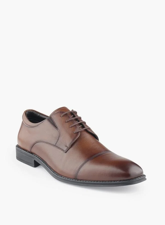 ال بي ال من شو اكسبرس Men Lace-Up Leather Derby Shoes