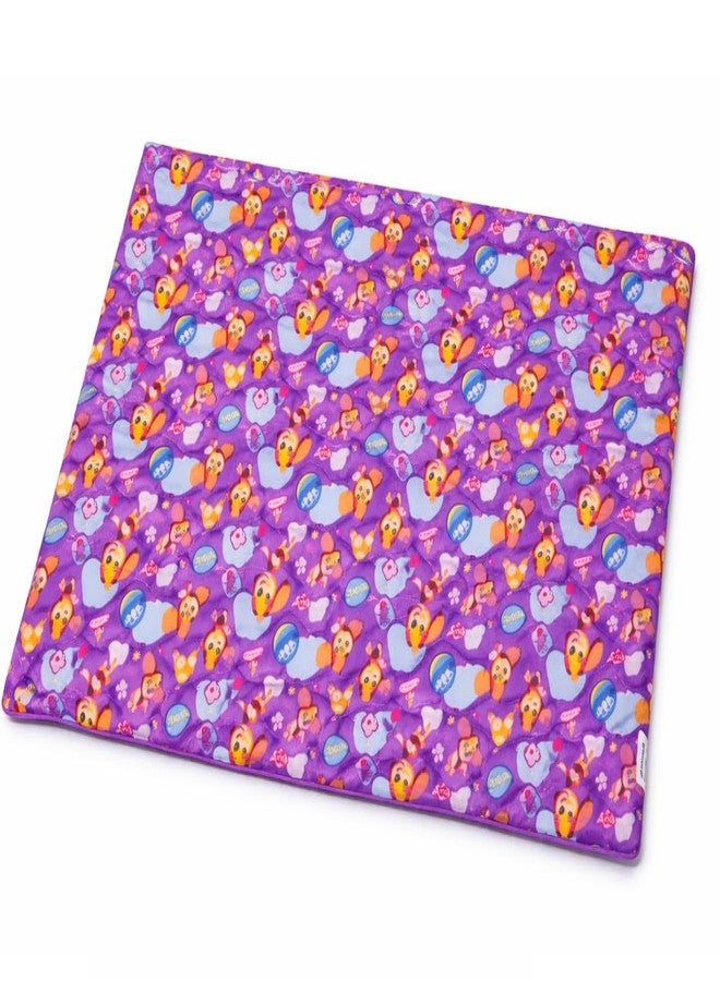 BohoBark Pet Floor Mat Small Size for Dog & Cat | Anti Slip Waterproof Washable Floor Mat for Home Use - Light - Purple - Image 1