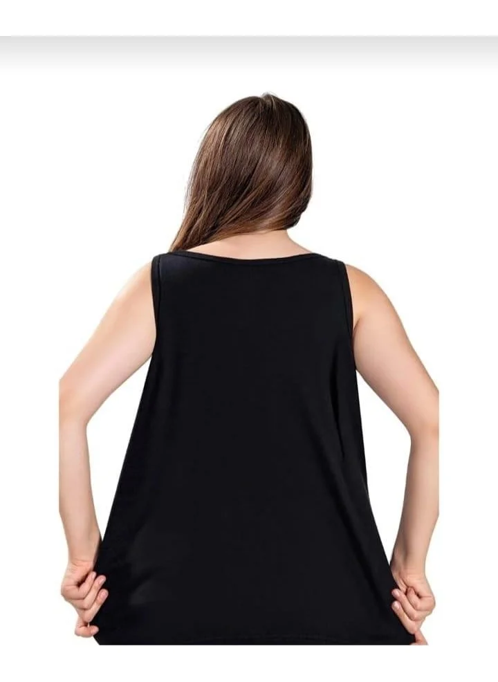 Jiber 640 Women's Battal Wide Strap Undershirt 6 Pieces