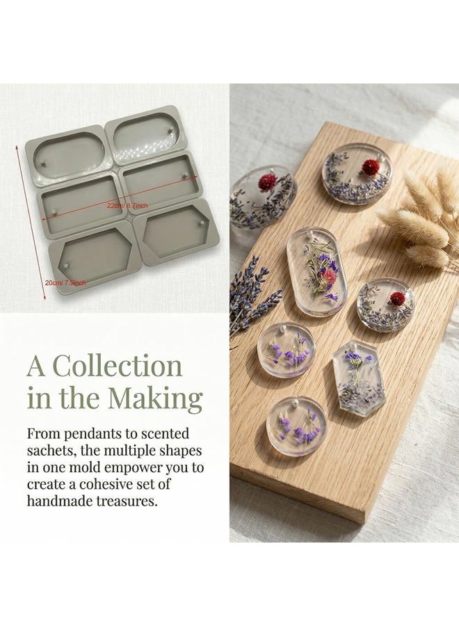KOOTIPS Silicone Wax Molds, Resin Jewelry Molds Making with Hanging Hole for DIY Jewelry Craft Making - Image 3