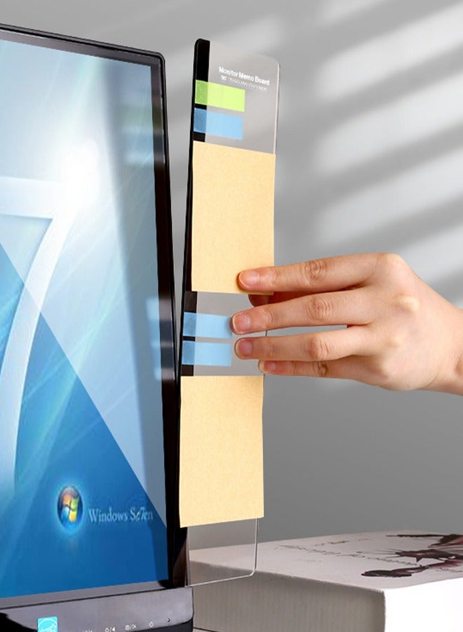 Generic Computer Sticky Notes Message Board Screen Side Clip  - Image 5