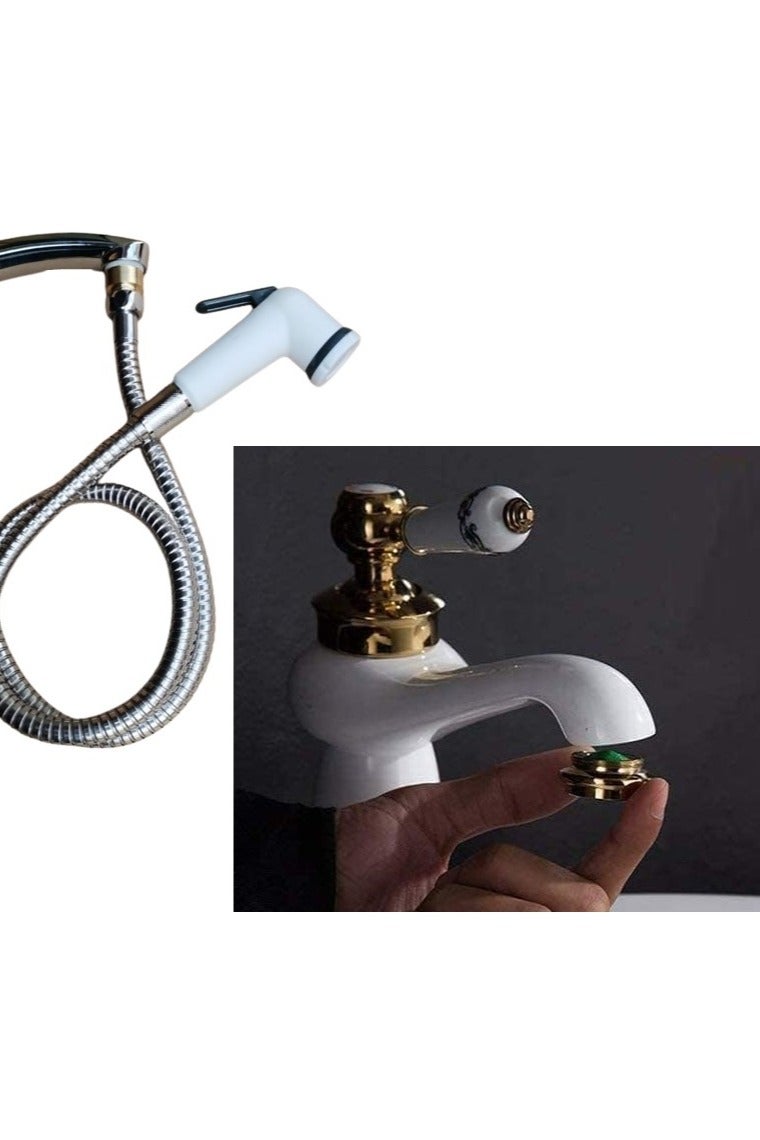 168 Portable travel shower bidet, easy to carry and easy to use, multi-use code shamsegy (multi-use bidet model 4) - Image 1