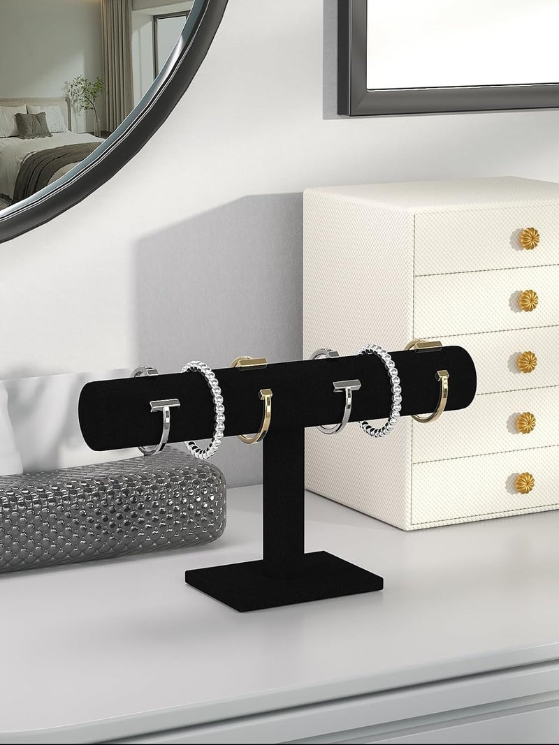 Ausalivan Bracelet Holder Stand,Bracelet Organizer Display for Selling,Bangle Organizer for Women,Watch Storage Holder for Men,Jewelry Business Supplies (Black) - Image 2