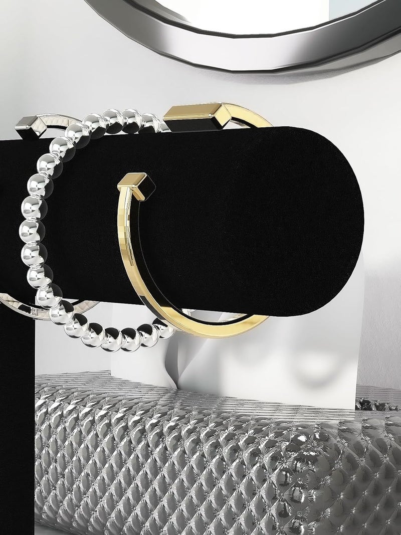 Ausalivan Bracelet Holder Stand,Bracelet Organizer Display for Selling,Bangle Organizer for Women,Watch Storage Holder for Men,Jewelry Business Supplies (Black) - Image 4