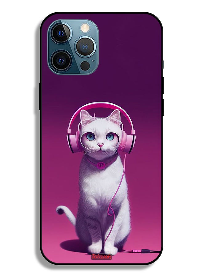 Tolwak Apple iPhone 12 Pro Max Protective Case Cute Kitten - Image 2