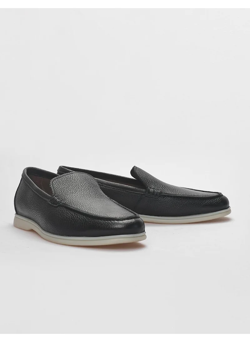 Cabani Leather Black Men's Casual Shoes