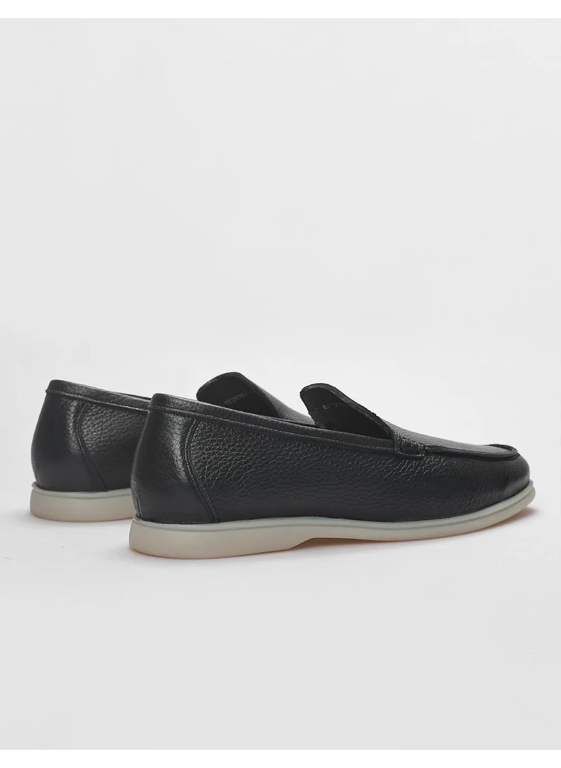 Cabani Leather Black Men's Casual Shoes