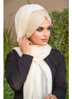 Aişe Tesettür Aisha Hijab Chiffon Ready Shawl - 50600  - Image 1