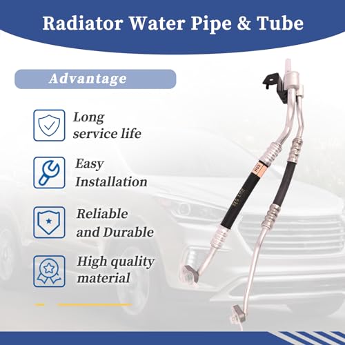 Getfarway Radiator Water Pipe & Tube A/C Refrigerant Discharge Hose 97761-2W801 Compatible with Hyundai Santa Fe 2013 2014 2015 2016 2017 2018 2019 Replacement 977612W800 Air Conditioner Pipe Assembly - Image 5