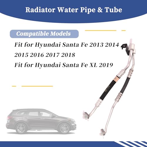 Getfarway Radiator Water Pipe & Tube A/C Refrigerant Discharge Hose 97761-2W801 Compatible with Hyundai Santa Fe 2013 2014 2015 2016 2017 2018 2019 Replacement 977612W800 Air Conditioner Pipe Assembly - Image 2