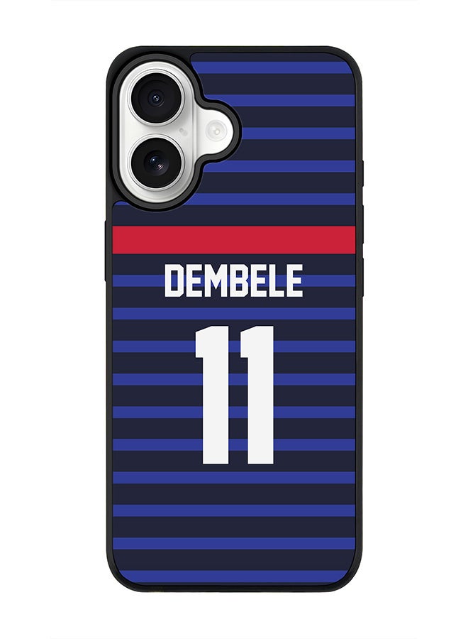 Stylizedd iPhone 17 Case, [Compatible with MagSafe] Slim Magnetic cover Phone Case iPhone 17 -Football - France,  Dembele - Image 1