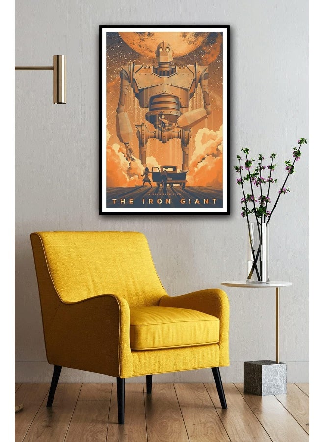 Ukeclvd The Iron Giant Movie Poster Robots and little boys Family Decorative Painting Wall Art Canvas Posters Gifts 12x18 inch No Frame - Image 4