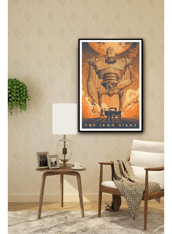 Ukeclvd The Iron Giant Movie Poster Robots and little boys Family Decorative Painting Wall Art Canvas Posters Gifts 12x18 inch No Frame - Image 3