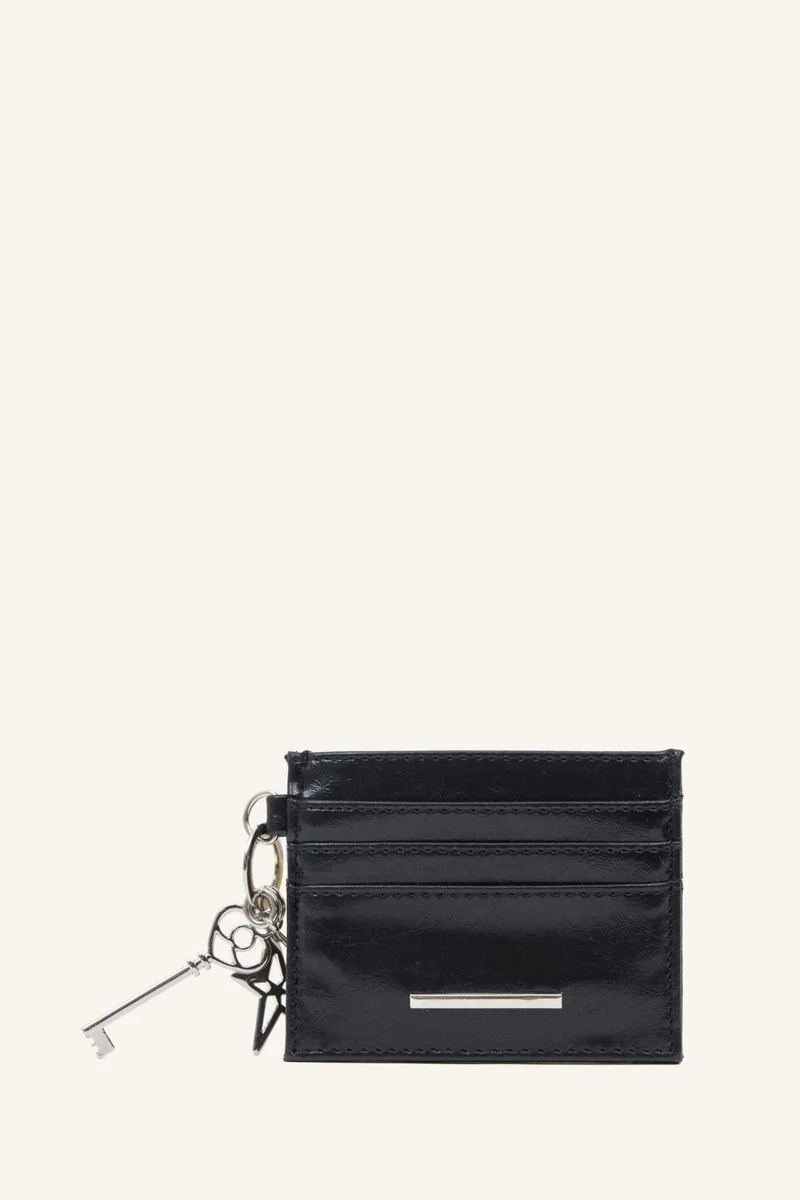 ديفاكتو Woman Faux Leather Business Card Wallet