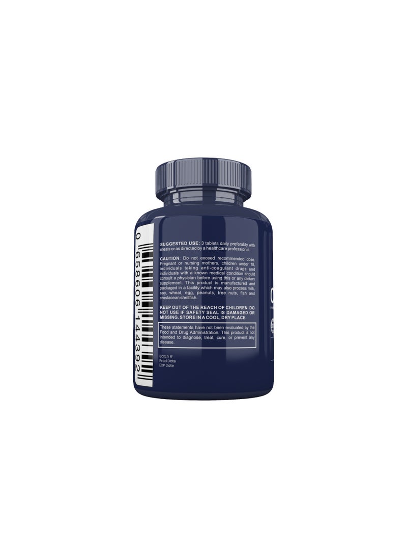 Deltabiotics Bones Vital – Healthy Strong Lasting Bone System Support 90 Tablet Calcium & More  - Image 3