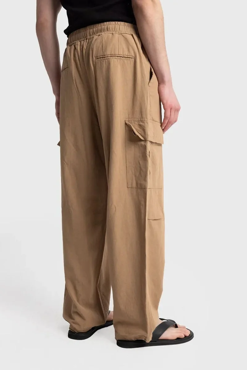 Giesto Camel Brown GIESTO Men's Cotton Knit Pants for Men | Best Price UAE