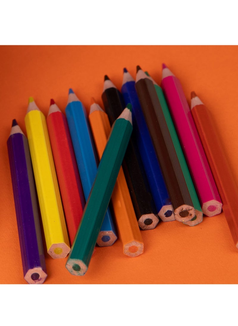 Donia 144 Pcs Wooden Colored Pencils, 12 Assorted Colors for Kids 3+, Safe for Drawing & Sketching, 12-Box Pack - Image 3
