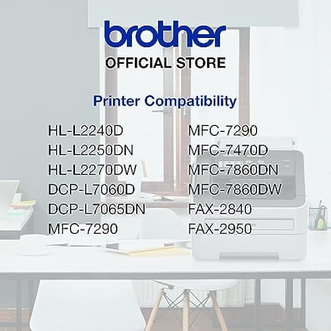 خراطيش حبر طابعة TN-2260 الأصلية ذات العائد القياسي باللون الأسود - Image 3