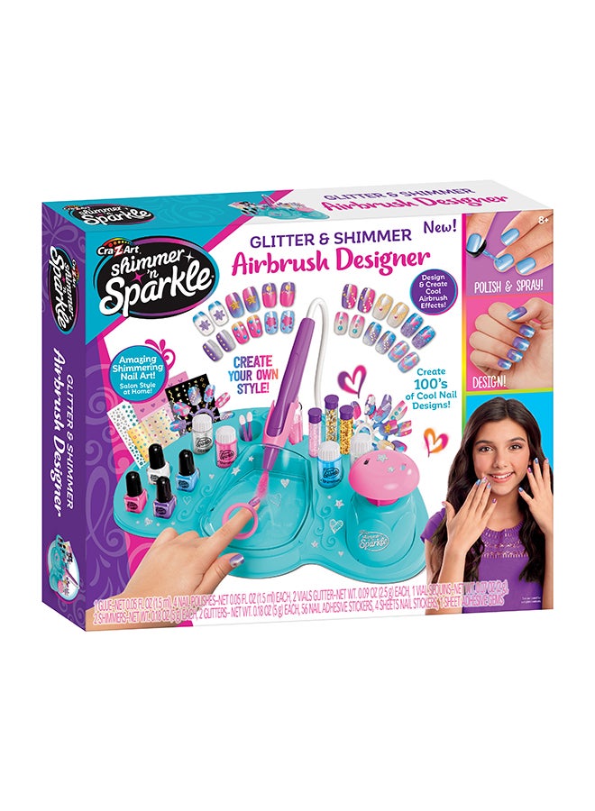 Shimmer N Sparkle Glitter And Shimmer Airbrush Nail Designer - Image 1