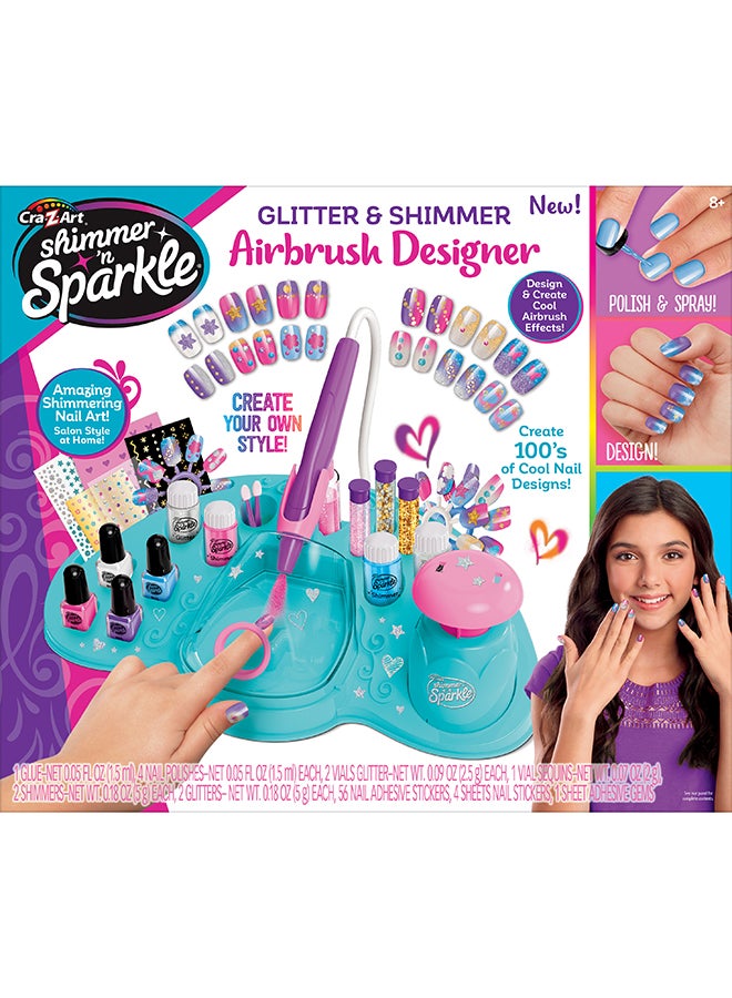 Shimmer N Sparkle Glitter And Shimmer Airbrush Nail Designer - Image 3