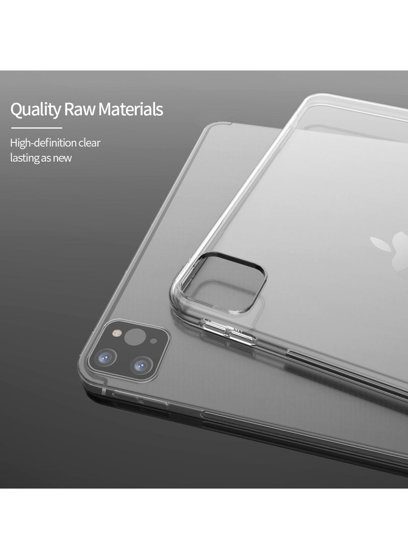 Generic - Suitable For Apple iPad Pro 2022 (6th Generation) 12.9-inch Protective Case  Four Corner Airbag Full Package, Edge Anti Drop Transparent Soft Shell - Image 1