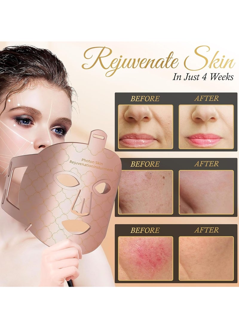 Ru syanl - 7 Colors Photon Skin Rejuvenation Red LED Light Face Mask Silicone Soft Light Therapy Beauty Device for Skin Care Lift Anti-Aging - Image 1