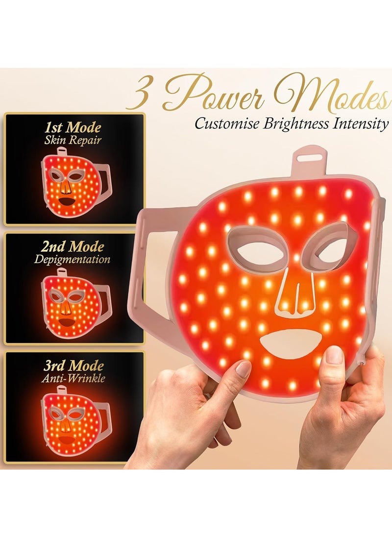 Ru syanl - 7 Colors Photon Skin Rejuvenation Red LED Light Face Mask Silicone Soft Light Therapy Beauty Device for Skin Care Lift Anti-Aging - Image 1