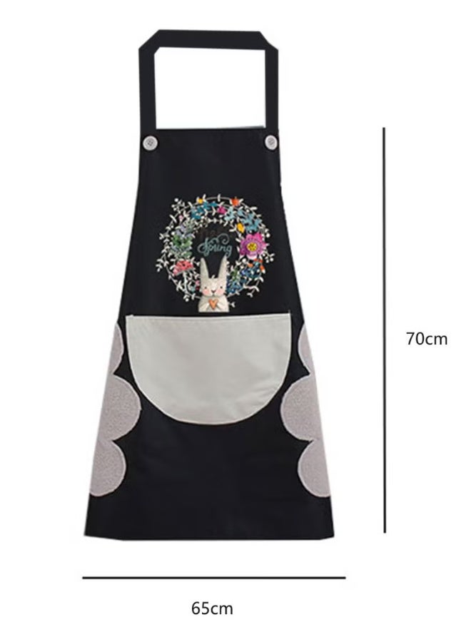 Happy Home Waterproof Adjustable Kitchen Chef Apron - Image 2