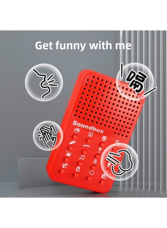 Spot Funny Trick Toy 16 on Sound Box  Party Sound Trick Music Box-Color:Red - Image 2