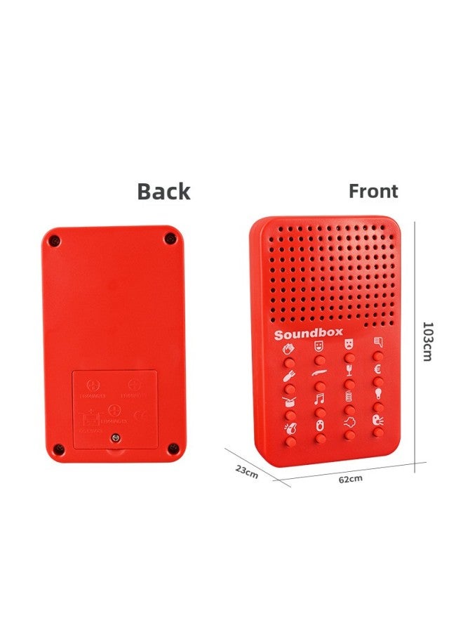 Spot Funny Trick Toy 16 on Sound Box  Party Sound Trick Music Box-Color:Red - Image 5