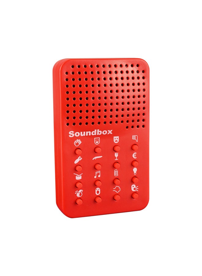 Spot Funny Trick Toy 16 on Sound Box  Party Sound Trick Music Box-Color:Red - Image 1