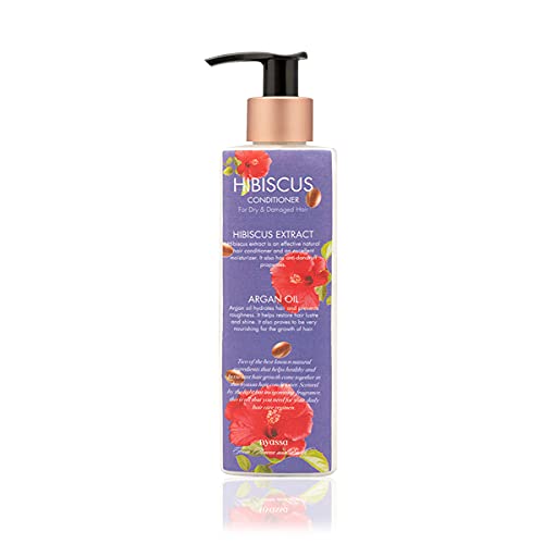 Nyassa Hibiscus Shampoo + Conditioner Hibiscus extract and Barley protein ideal for dry and damaged hair (250+265ml) - Image 4
