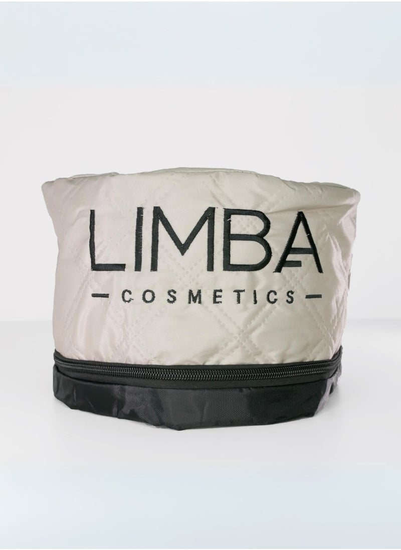 Limba Cosmetics Hair Steamer Head Spa Cap for Salon and Home Hair Care - Fast Heating, Adjustable Temperature and Enhanced Results, 2nd gen., Beige Color  - Image 1