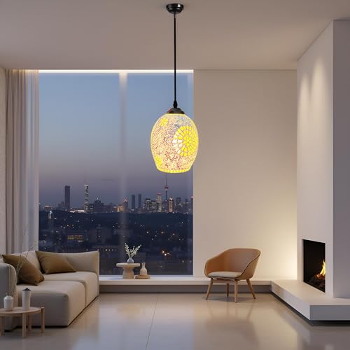 Lyse Decor Hanging Lights for Kitchen Counter, Hanging Lamps for Bedroom/Living Room and Pendant Lamps for Home Decoration (Without Bulb) - Image 4