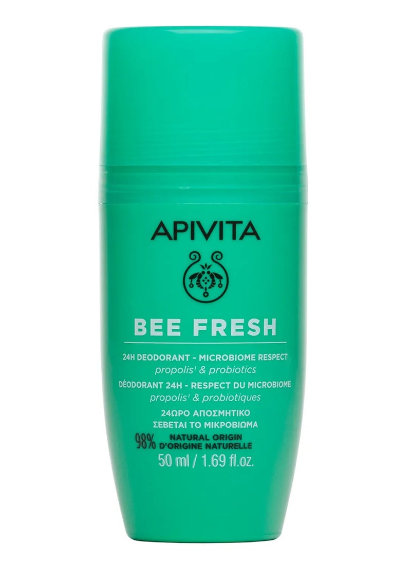 Apivita - Apivita Bee Fresh Deodorant Roll-On 50Ml - Image 1