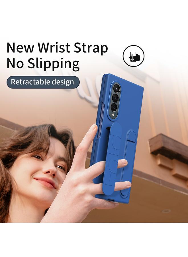 اس-توب جراب لهاتف Samsung Galaxy Z Fold3 بنمط نجمة مع حامل سوار معصم - Image 3