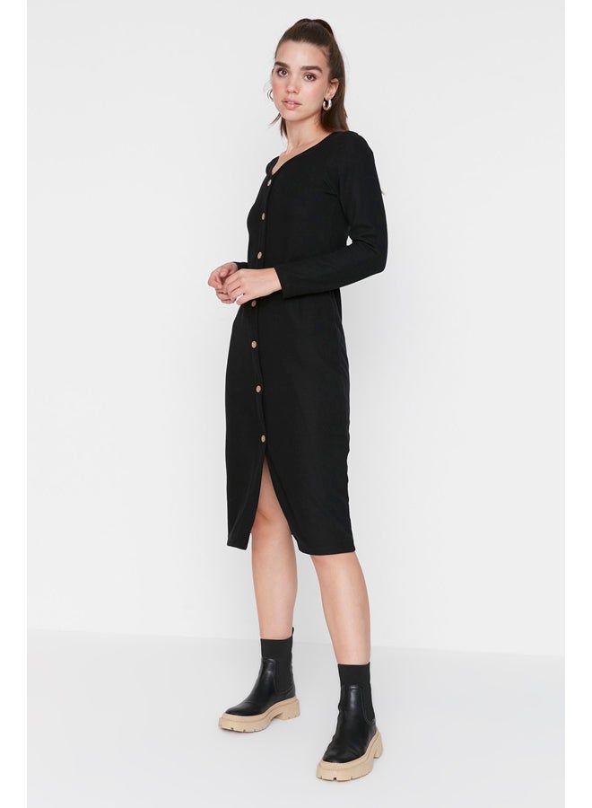 trendyol Sweater Dress - Black - Bodycon - Image 3