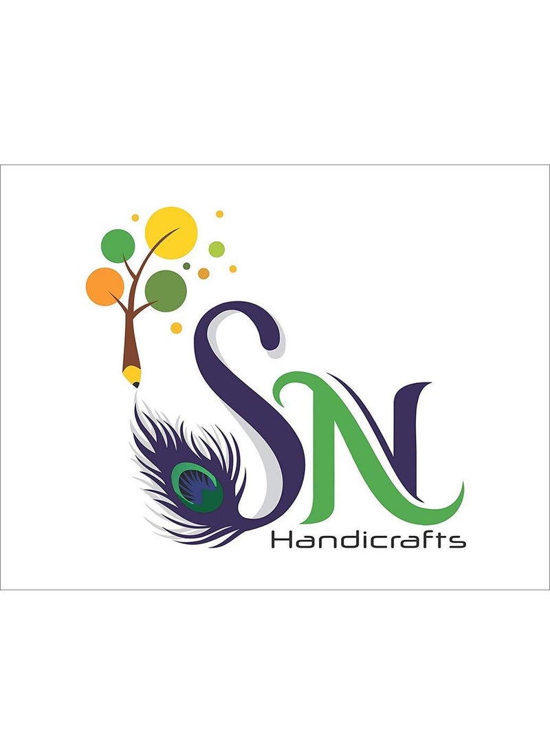 SN Handicrafts SN Handicrafts Resin Meerabai Playing Musical Instrument Showpiece Standard Multi Colour  - Image 3