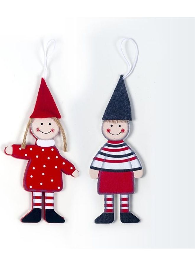 نيبمينينت طقم زينة للديكور، مكون من قطعتين متعدد الألوان