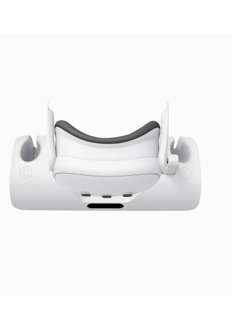 شاحن سريع لقاعدة الواقع الافتراضي لـ Oculus Quest 3 وMeta Quest 3 - قاعدة مغناطيسية مع مؤشر LED، متوافقة مع ملحقات النظارات VR ووحدات التحكم - Image 2