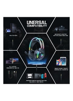 onikuma X26 Gaming Headset Over-Ear Gaming Wired Headphones with Mic for PS4/PS5/XOne/XSeries/NSwitch/PC  - Image 5