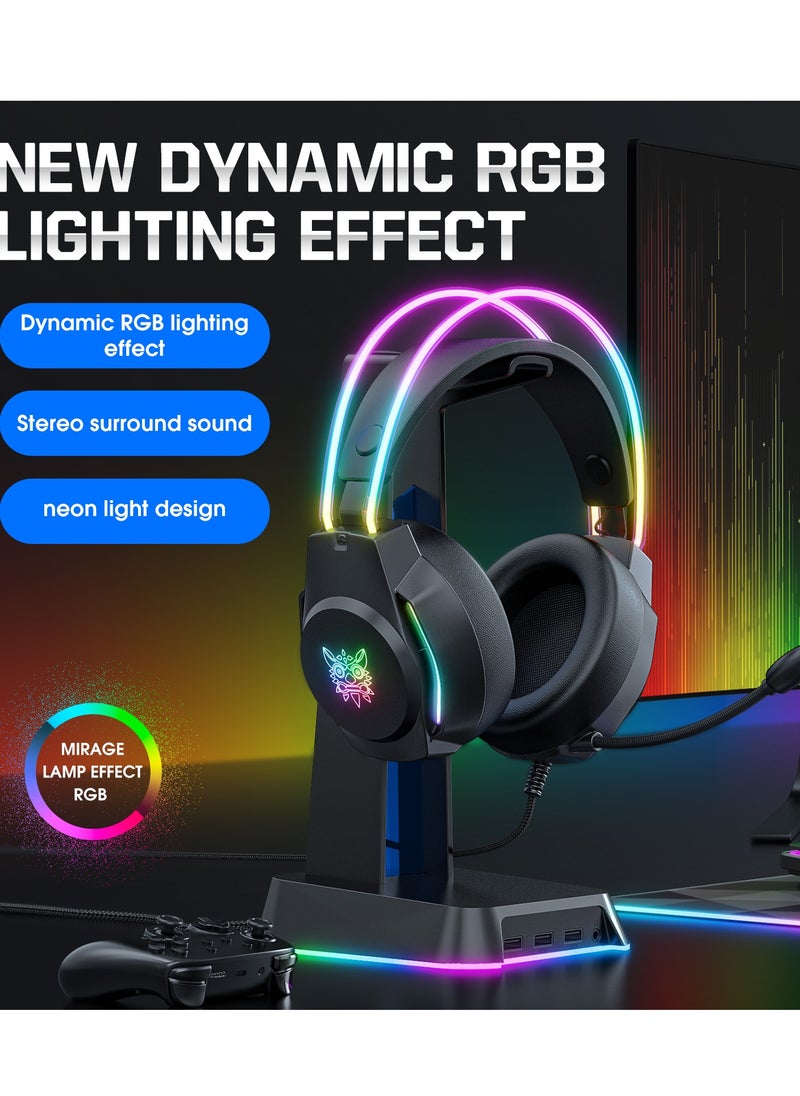 onikuma X26 Gaming Headset Over-Ear Gaming Wired Headphones with Mic for PS4/PS5/XOne/XSeries/NSwitch/PC  - Image 3